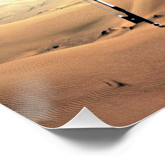 Tranquilität der Violinwüste, Poster (Ecke)