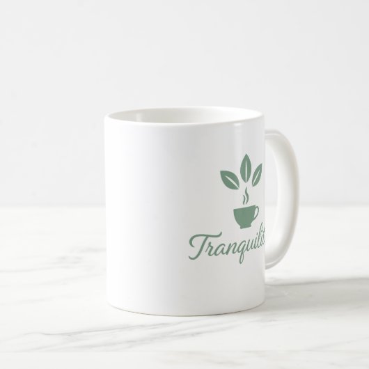Tranquilitea Funny Calm Teezeremonien Kaffeetasse (VorderseiteRechts)