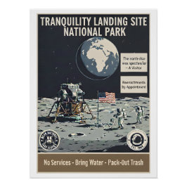 Tranquility Base Park - Poster