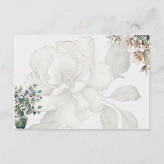 Tranquility Basic Blank Recicard Begleitkarte (Vorderseite)