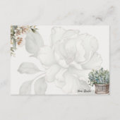 Tranquility Basic Blank Recicard Begleitkarte (Rückseite)