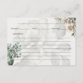 Tranquility Basic Rezept Card Begleitkarte (Vorderseite)