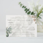 Tranquility Basic Rezept Card Begleitkarte (Stehend Vorderseite)