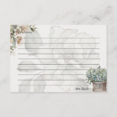 Tranquility Basic Rezept Card Begleitkarte (Rückseite)