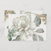 Tranquility Blank Recicard Begleitkarte (Vorne/Hinten)