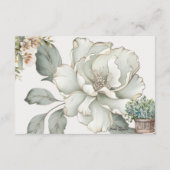 Tranquility Blank Recicard Begleitkarte (Rückseite)