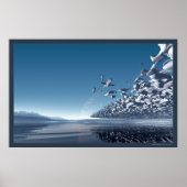Tranquility Blue I Poster (Vorne)