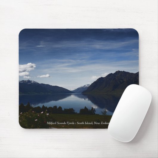 Tranquility Blues #2 Neuseeland Mousepad (Mit Mouse)