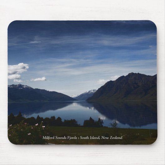 Tranquility Blues #2 Neuseeland Mousepad (Vorne)
