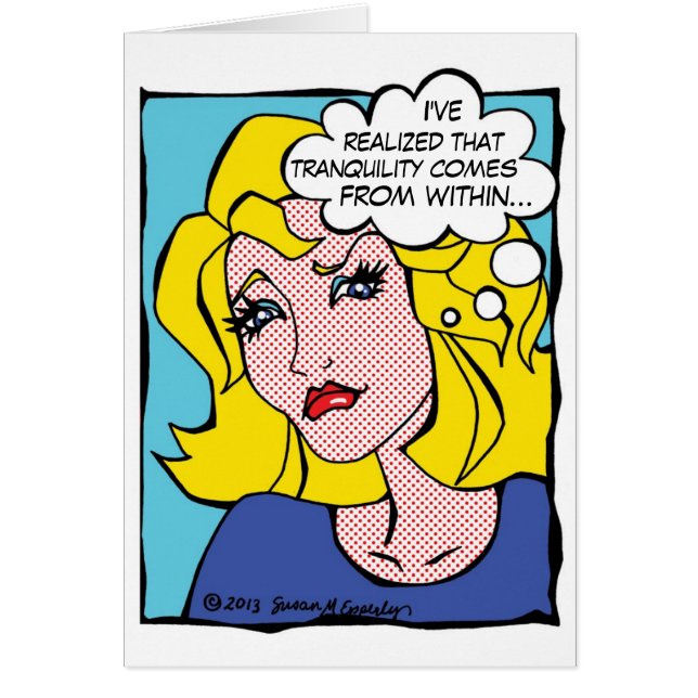 Tranquility Comic Book Woman Massage Therapy (Vorne)