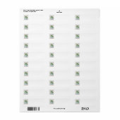 Tranquility Palm Tree Labels (Vorne)