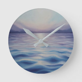 TranquilWaters Runde Wanduhr
