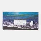 Tranquisit Blue Ocean Waves Desk Mat Schreibtischunterlage (Tastatur & Maus)
