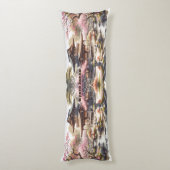 Tranquisit Kyōto Japan Aquarellzeichnung | Seitenschläferkissen (Rückseite (Vertikal))