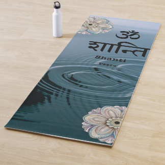 Tranquisit Pond Zen White Lotus Yogi Spirituell Yogamatte