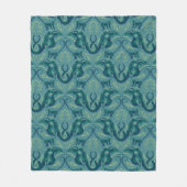 Tranquisit Safari Tapestry Pattern - Der weiße Lot Fleecedecke (Vorderseite)