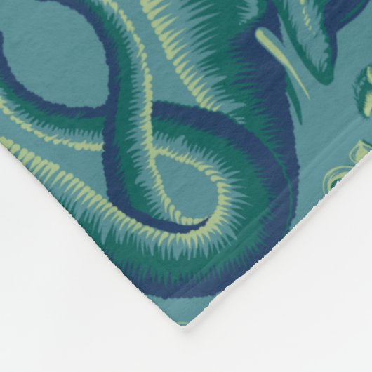 Tranquisit Safari Tapestry Pattern - Der weiße Lot Fleecedecke (Ecke)