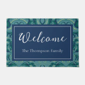 Tranquisit Safari Tapestry Pattern - Der weiße Lot Fußmatte (Vorderseite)