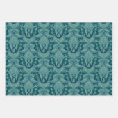 Tranquisit Safari Tapestry Pattern - Der weiße Lot Geschenkpapier Set (Vorderseite 3)