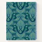 Tranquisit Safari Tapestry Pattern - Der weiße Lot Notizblock (Rückseite)