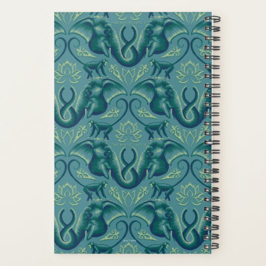 Tranquisit Safari Tapestry Pattern - Der weiße Lot Planer (Rückseite)