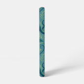 Tranquisit Safari Tapestry Pattern - Der weiße Lot Samsung Galaxy Hülle (Linke Seite)