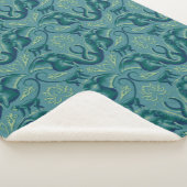 Tranquisit Safari Tapestry Pattern - Der weiße Lot Sherpadecke (3/4)