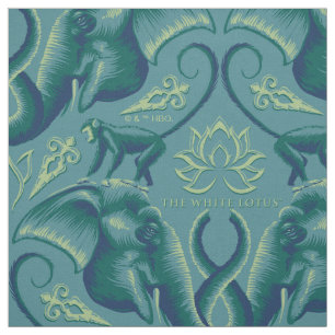 Tranquisit Safari Tapestry Pattern - Der weiße Lot Stoff
