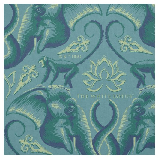 Tranquisit Safari Tapestry Pattern - Der weiße Lot Stoff (Muster)