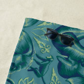 Tranquisit Safari Tapestry Pattern - Der weiße Lot Strandtuch (Beispiel)