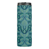 Tranquisit Safari Tapestry Pattern - Der weiße Lot Thermosbecher (Rückseite)