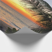 Tranquisiter Hawaiischer tropischer Inselstrand So Geschenkpapier (Ecke)