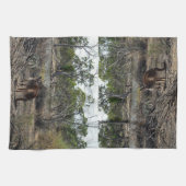 Tranquisiter Moment: Australisches Kangaroo in Bil Geschirrtuch (Horizontal)