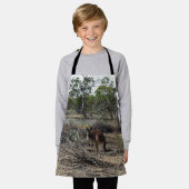 Tranquisiter Moment: Australisches Kangaroo in Bil Schürze (Getragen)