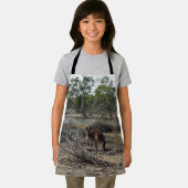 Tranquisiter Moment: Australisches Kangaroo in Bil Schürze (Insitu)