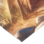 Tranquisitorische Indianer durch einen ruhigen Flu Tischdecke (Schrägansicht)