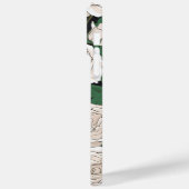 Tranquisitorische Weiße Rose Muster Case-Mate iPhone Hülle (Rückseite / Links)