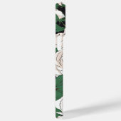 Tranquisitorische Weiße Rose Muster Case-Mate iPhone Hülle (Rückseite / Rechts)