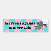 Trans-Agenda-Autoaufkleber Autoaufkleber (Vorne)