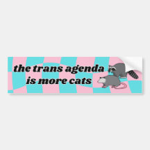Trans-Agenda-Autoaufkleber