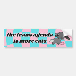Trans-Agenda-Autoaufkleber Autoaufkleber