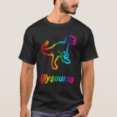 Trans Ally Allysaurus Gay Pride LGBTQ Trans Flag D T-Shirt (Vorderseite)