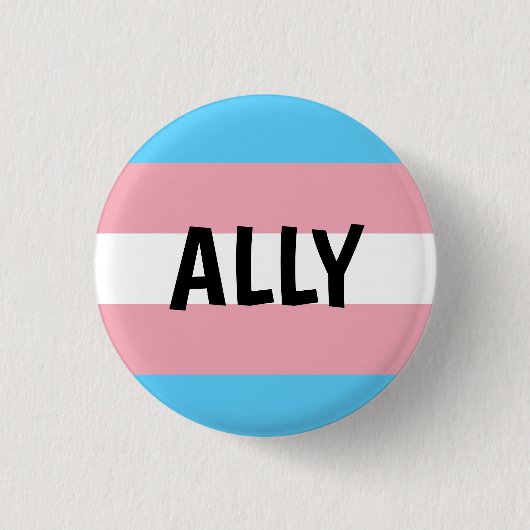 Trans Ally Button (Vorderseite)