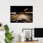 Trans Am Night View Poster (Heimbüro)