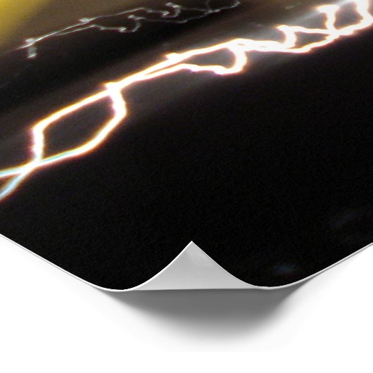 Trans Am Night View Poster (Ecke)