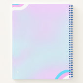 Trans art on deluxe spiral notebook notizblock (Rückseite)
