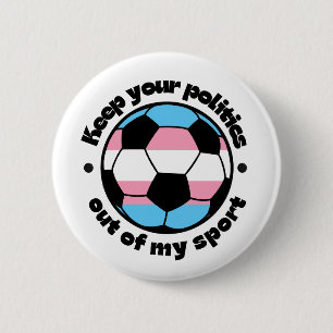 Trans Athleten -- Fußball Button