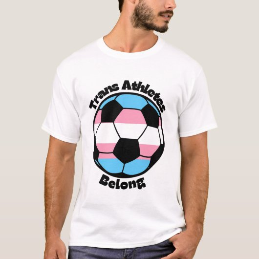 Trans Athleten - Fußball T-Shirt (Vorderseite)