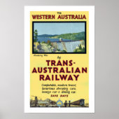 Trans Australian Railway Poster (Vorne)