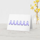 Trans Awareness Ribbon Card Karte (Gelbe Blume)